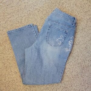 Chico's Light Blue Straight Leg Jeans